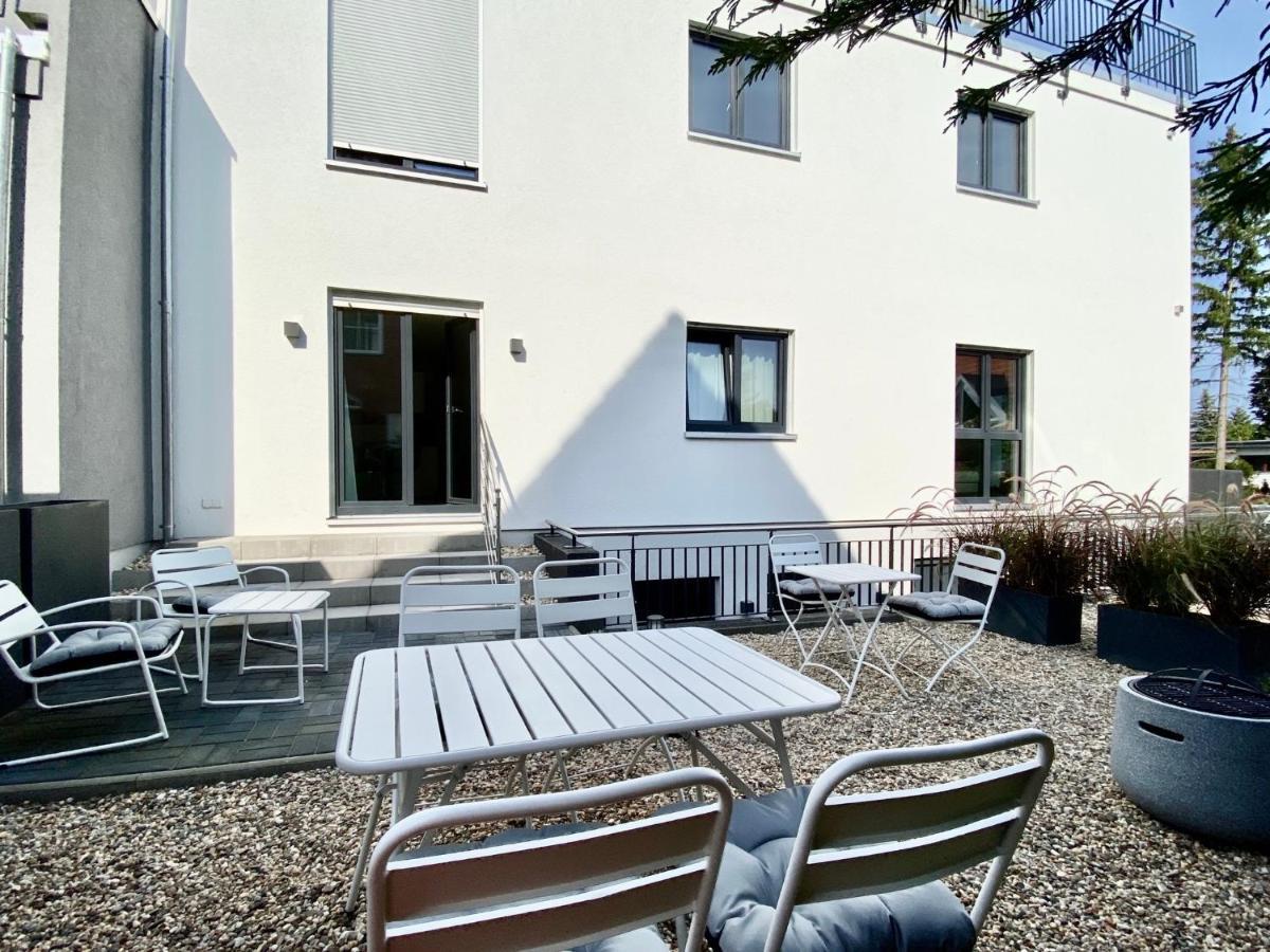 Modernes Apartment, Terrasse Und Garten Am Lilienthalpark Im Suedwesten Berlins 외부 사진